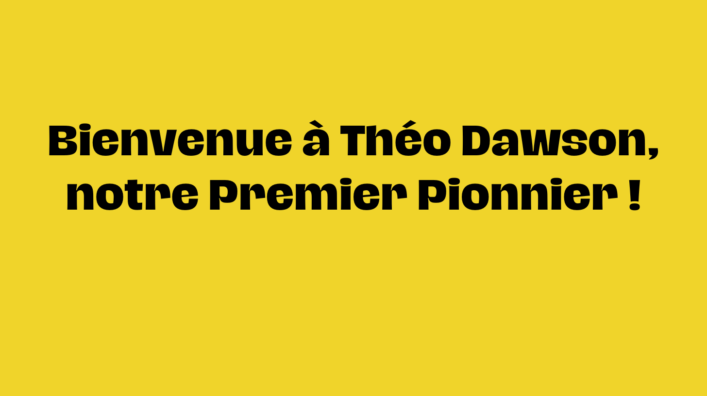 Lire la suite à propos de l’article Annonce spéciale ! nous sommes fiers de vous présenter Théo (SEO Goldminer) Dawson, le tout premier pionnier à rejoindre notre plateforme !